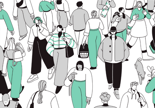 Group of referrers finding the right candidate